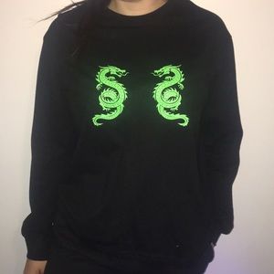 Adika dragon long-sleeve shirt